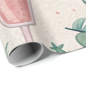 Süße Sommer-Verpackungspapier Geschenkpapier (Rolleneckpunkt)