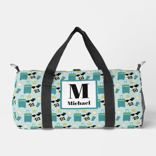 Süße Sommerferien-Elemente Duffle Bag (Vorderseite)