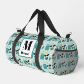 Süße Sommerferien-Elemente Duffle Bag (Rechte Ecke)