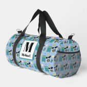 Süße Sommerferien-Elemente Duffle Bag (Rechte Ecke)