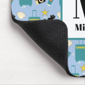 Süße Sommerferien-Elemente-Mauspad Mousepad (Ecke)