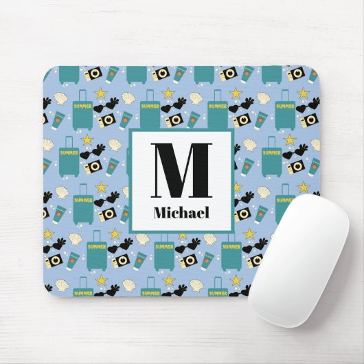 Süße Sommerferien-Elemente-Mauspad Mousepad (Mit Mouse)