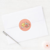 Süße Sommerfreunde-Stickerbogen Runder Aufkleber (Umschlag)
