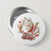 Süße Sommerkirschen Button (Vorne & Hinten)