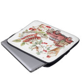 Süße Sommerkirschen Laptopschutzhülle (Vorne Knopf)
