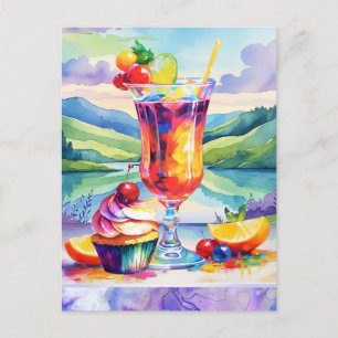 SÜSSE SOMMERLECKEREIEN POSTKARTE