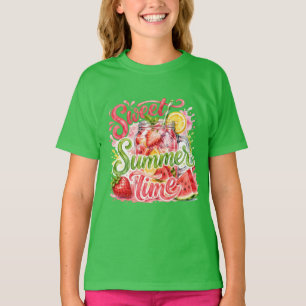 Süße Sommerstimmung Kinder Unisex T-Shirt
