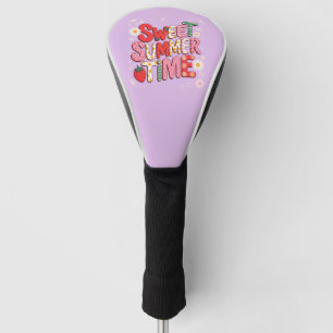 Süße Sommerzeit Coquette Erdbeere Retro Strand Golf Headcover