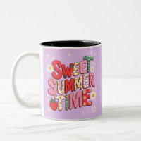 Süße Sommerzeit Coquette Erdbeere Retro Strand