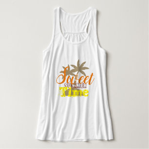 Süße Sommerzeit farbenfrohe Sommervibes Frauen tan Tank Top