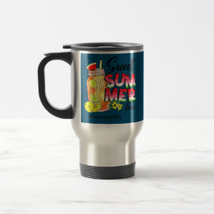 Süße Sommerzeit Glücklicher letzter Schultag Reisebecher
