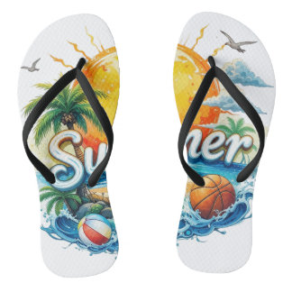 Süße Sommerzeit - Süße Wassermelonen Sommer Vibes  Badesandalen