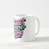 Süße Sommerzeit-Tasse Kaffeetasse (VorderseiteRechts)