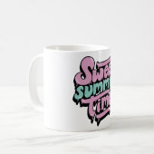 Süße Sommerzeit-Tasse Kaffeetasse (Vorderseite Links)