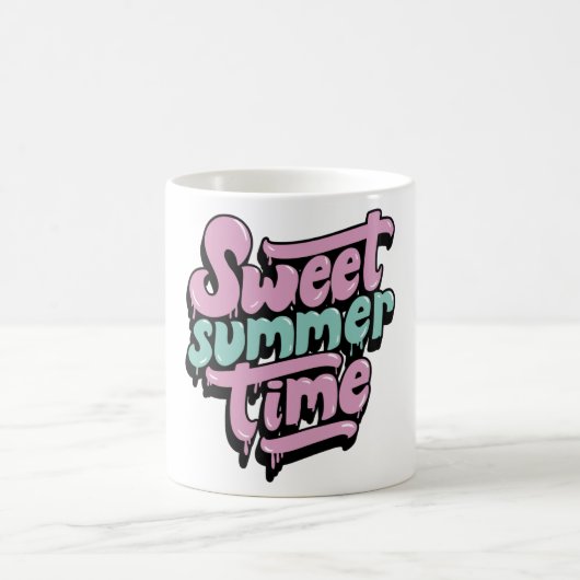 Süße Sommerzeit-Tasse Kaffeetasse (Mittel)