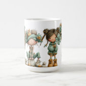 SÜSSE, SONDERBARE KLEINE IRISCHE MÄDCHEN KAFFEETASSE (Mittel)