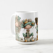 SÜSSE, SONDERBARE KLEINE IRISCHE MÄDCHEN KAFFEETASSE (Vorderseite Links)