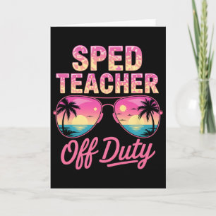 Süße Sonderpädagogik-Lehrerin außer Dienst Sonderp Karte