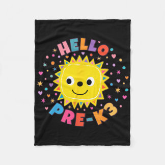Süße Sonne Hallo Pre-k3 Fleecedecke