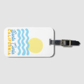 Süße Sonne & Meer Anpaßbar mit Ihrer Stadt, Ihrem  Gepäckanhänger (Vorderseite (Horizontal))