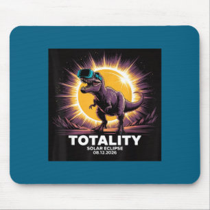 Süße Sonnenfinsternis August 12 Dinosaurier Mousepad