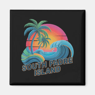 Süße South Padre Island Urlaub Surfer Reise Magnet