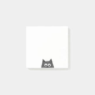Süße spähende Katze Post-It Notiz