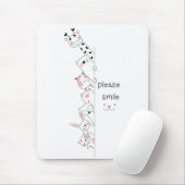 Süße spähende Tiere "Bitte lächeln" Whimsical Spir Mousepad (Mit Mouse)
