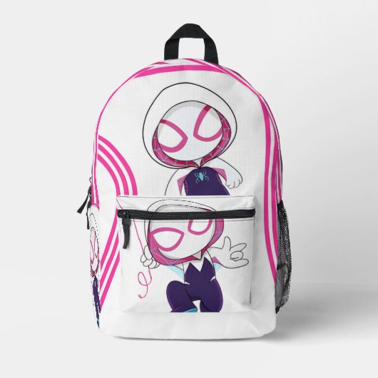 Süße Spider Gwen Chibi Kinder Rucksack (Vorderseite)