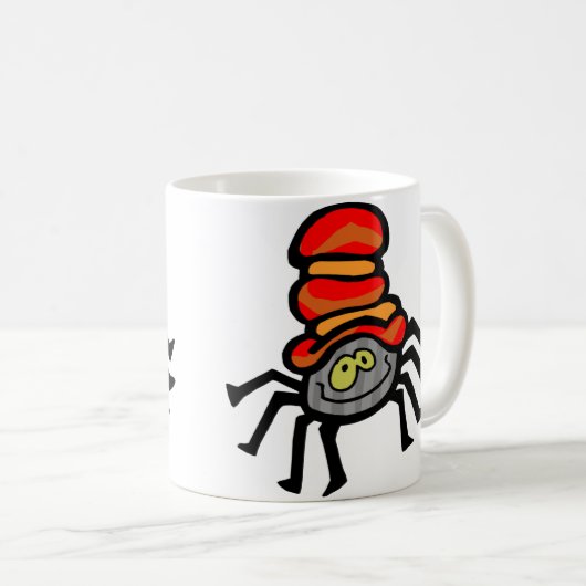 Süsse Spider Kaffeetasse (VorderseiteRechts)