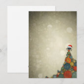 Süße Springspinne Weihnachtskarten Feiertagskarte (Vorne/Hinten)