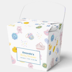 Süße Spritz Spritz Gummiente Badewanne Baby Shower Geschenkschachtel