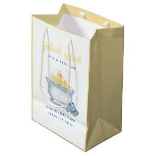 Süße Spritzwasser-Mama-Ente-Badewanne-Baby-Party Mittlere Geschenktüte