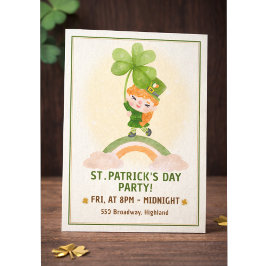 Süße St. Patrick’s Day-Party-Einladung Einladung