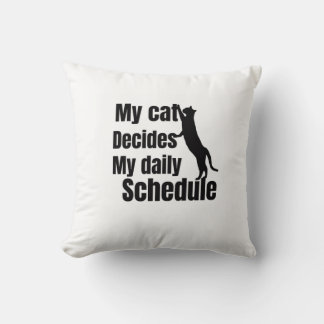 Süße stehende Katzen Design Kissen