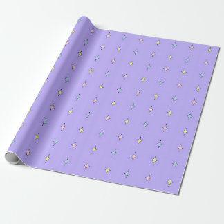 Süße Sternchen-Wrapper im Pastell-Look Geschenkpapier