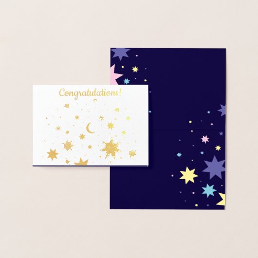 Süße Sterne. Folienkarte (Anzeige)