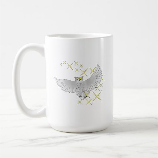 Süße Sterneneule-Kunst Kaffeetasse (Links)