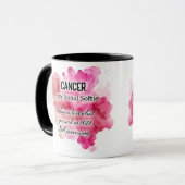 Süße Sternzeichen-Eigenschaften/ Krebs Wrap  Tasse (Vorderseite Links)
