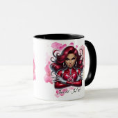 Süße Sternzeichen-Eigenschaften/ Krebs Wrap  Tasse (VorderseiteRechts)