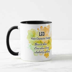 Süße Sternzeichen-Eigenschaften/ Löwe-Wrap Tasse