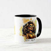 Süße Sternzeichen-Eigenschaften/ Löwe-Wrap Tasse (VorderseiteRechts)