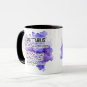 Süße Sternzeichen-Eigenschaften / Schütze Wrap  Tasse (Vorderseite Links)