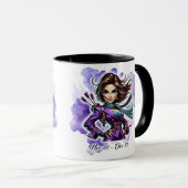 Süße Sternzeichen-Eigenschaften / Schütze Wrap  Tasse (VorderseiteRechts)