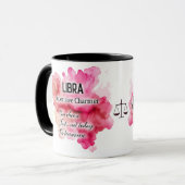 Süße Sternzeichen-Eigenschaften / Waage Wrap Tasse (Vorderseite Links)