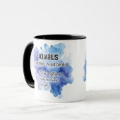 Süße Sternzeichen-Eigenschaften/ Wassermann-Wrap Tasse (Vorderseite Links)