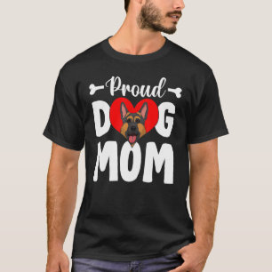 Süße stolze deutsche Schäferhund-Mutter Muttertag T-Shirt