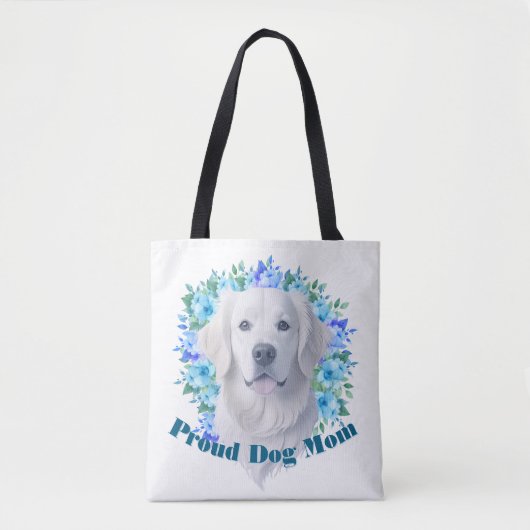 Süße stolze Hundemutter-Tasche Tasche (Vorderseite)