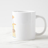 süße Strand Jumbo-Tasse (Rechts)