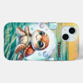 Süße Strandmeerschildkröte Case-Mate iPhone Hülle (Rückseite (Horizontal))